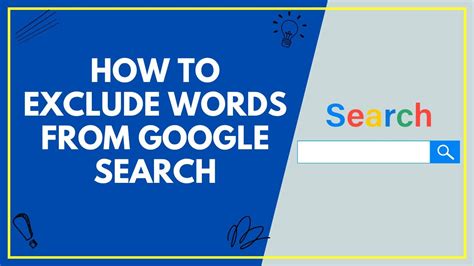 exclude keywords from google search|How To Exclude Words From Google Search: The Definitive Guide.